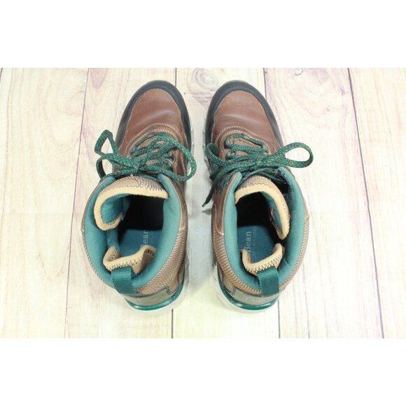 LL Bean Primaloft Brown Leather Trekking Hiking Boots Size 7.5 M - Picture 8 of 9